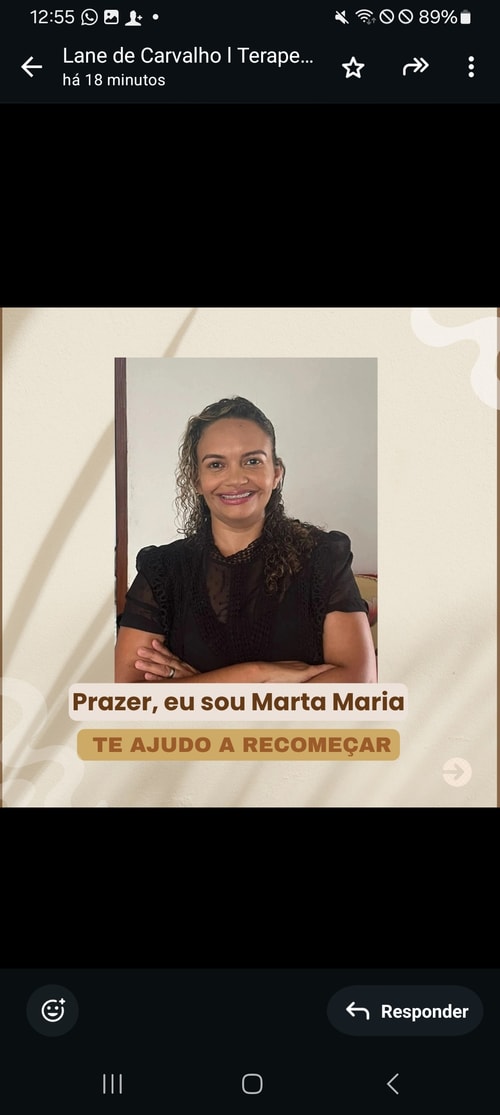 Psicólogo(a) Marta Maria De Oliveira Melo atendendo online em Caratinga/MG