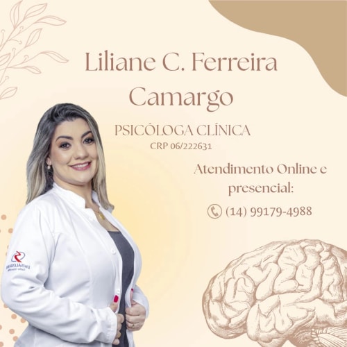 Psicólogo(a) LILIANE COSTA FERREIRA CAMARGO atendendo online em Lins/SP