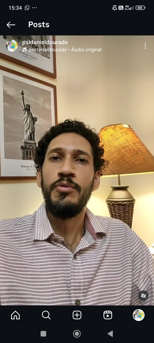 Psicólogo(a) Daniel Dourado de Souza atendendo online em Araçatuba/SP