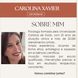 Foto 2 de Carolina De Melo Silva Xavier